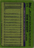 1982 Topps Bob Watson #275
