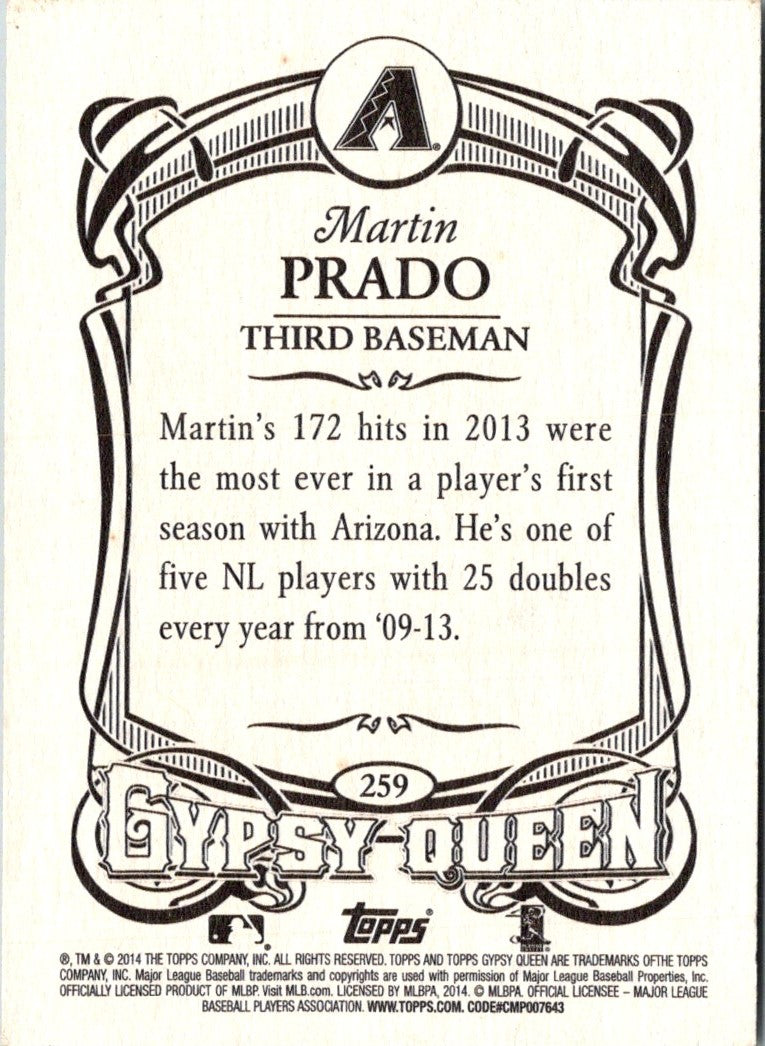 2014 Topps Gypsy Queen Martin Prado