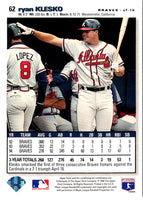 1995 Collector's Choice SE Ryan Klesko #62