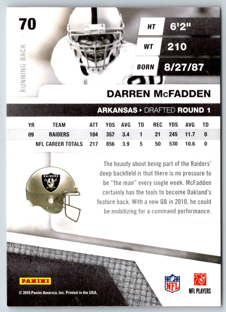 2010 Panini Absolute Memorabilia Darren McFadden