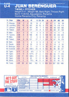 1987 Fleer Update Juan Berenguer #U-4