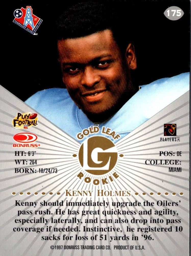 1997 Leaf Kenny Holmes