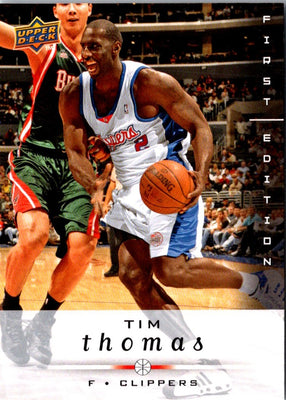 2008 Upper Deck Tim Thomas #78