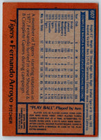 1978 Topps Fernando Arroyo #607