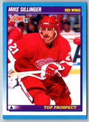 1991 Score Canadian Bilingual Mike Sillinger