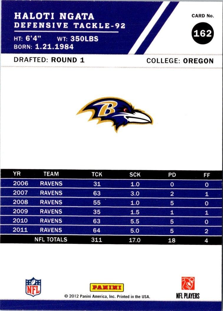 2012 Score Haloti Ngata