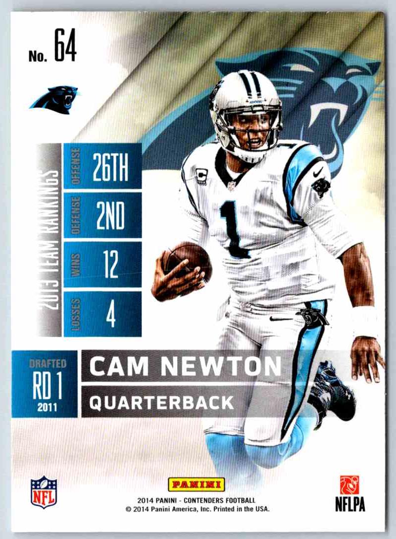 2014 Contenders Cam Newton