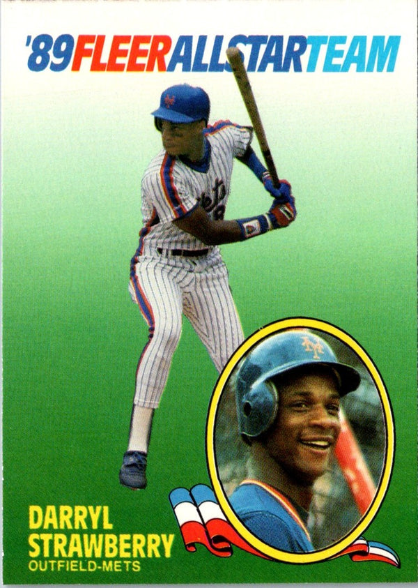 1989 Fleer All-Stars Darryl Strawberry #10