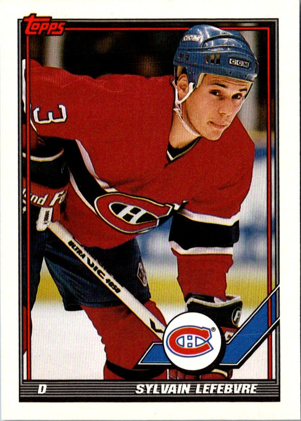 1991 Topps Sylvain Lefebvre #489