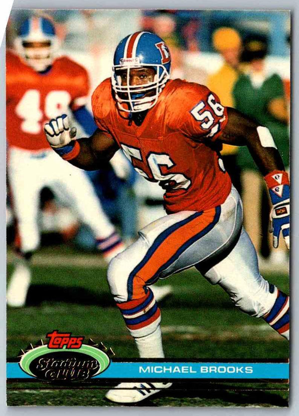 1994 Topps Stadium Club Football Michael Brooks #409