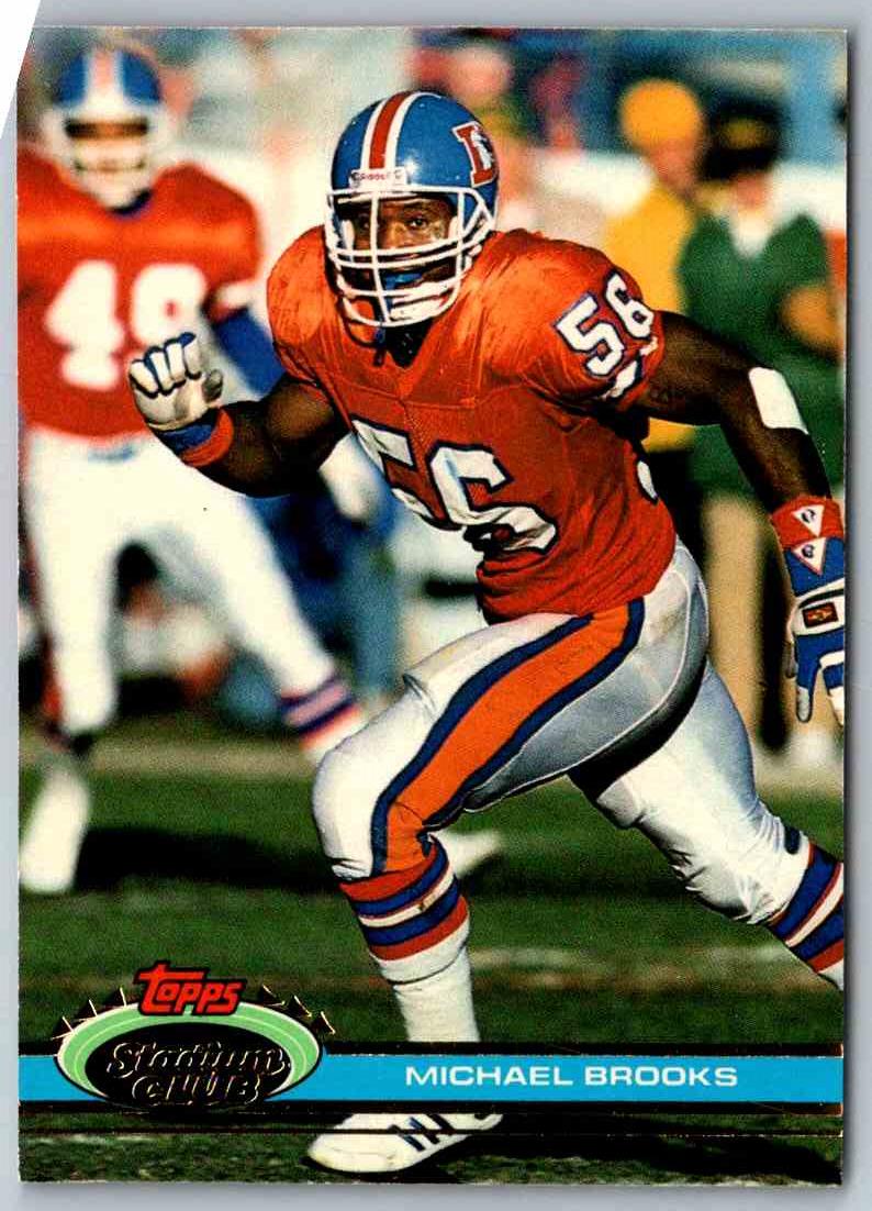 1994 Topps Stadium Club Football Michael Brooks