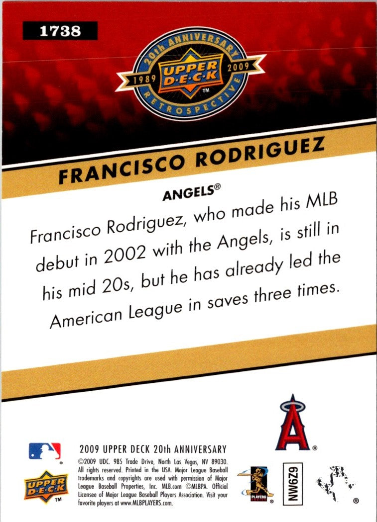 2008 Upper Deck Francisco Rodriguez