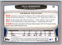 2014 Bowman Felix Hernandez #93
