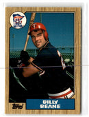 1987 Topps Tiffany Billy Beane
