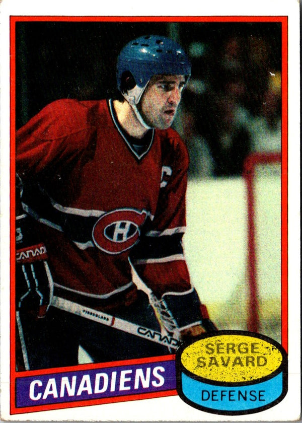 1980 Topps Serge Savard #26