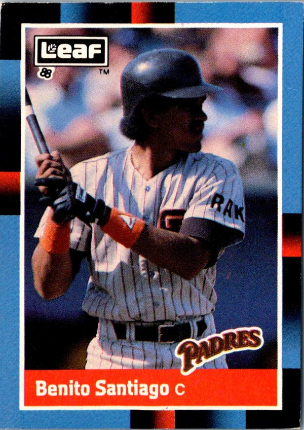 1988 Leaf Benito Santiago #58