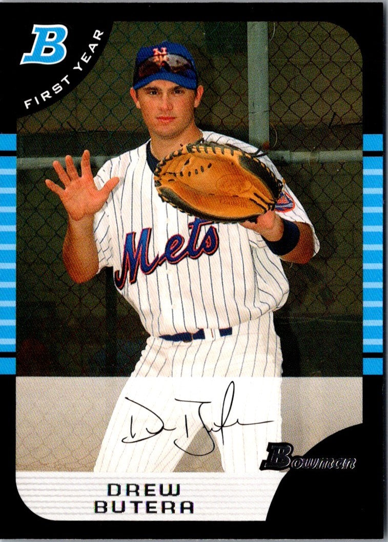 2005 Bowman Chrome Draft Picks & Prospects Drew Butera