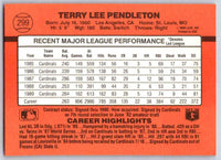 1990 Donruss Terry Pendleton #299