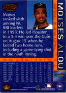 1999 Pacific Red Moises Alou