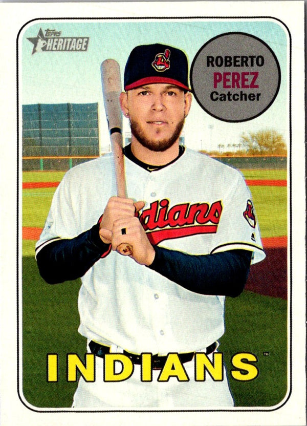 2018 Topps Heritage Roberto Perez #687