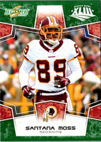 2008 Score Super Bowl XLIII Santana Moss #325