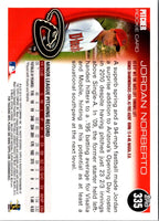 2010 Topps Jordan Norberto #335 Rookie