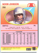 1990 Fleer Norm Johnson