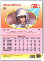 1990 Fleer Norm Johnson #268