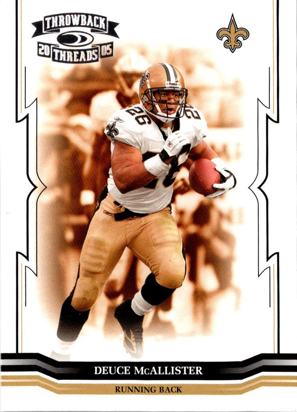 2005 Donruss Throwback Threads Deuce McAllister #91