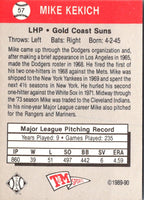 1989 T&M Senior League Mike Kekich #57