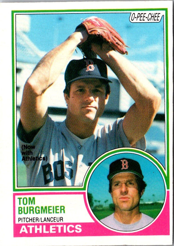 1983 O-Pee-Chee Tom Burgmeier #213