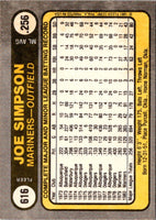 1981 Fleer Joe Simpson #616