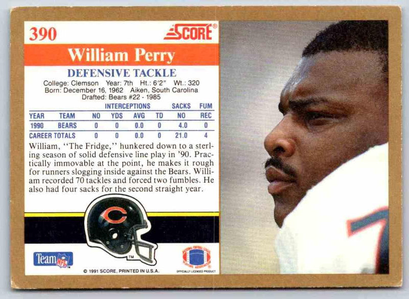 1991 Score William Perry