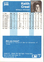 1984 Fleer Keith Creel #346