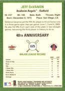 2003 Fleer Tradition Update Jeff DaVanon