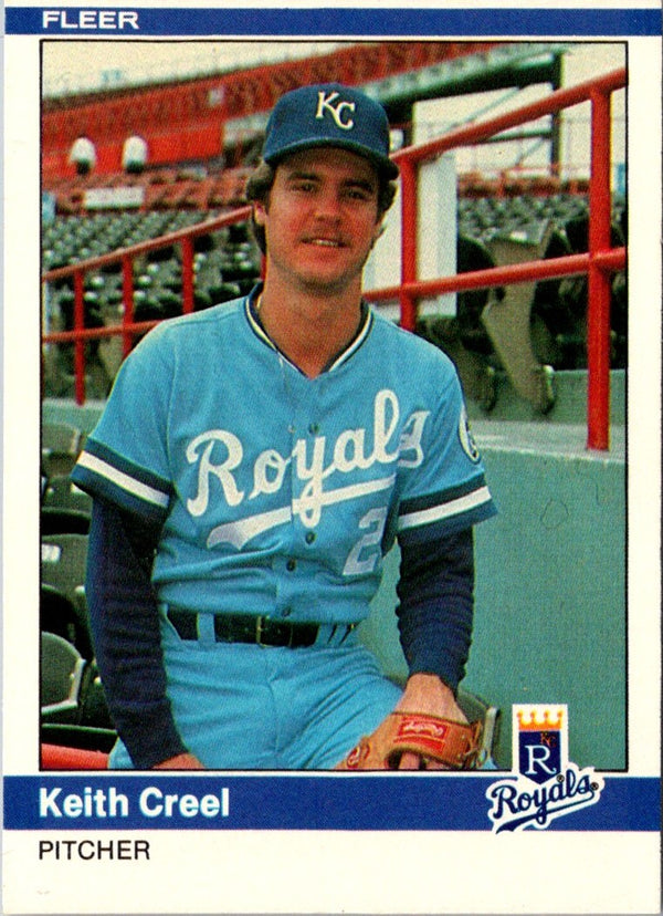 1984 Fleer Keith Creel #346