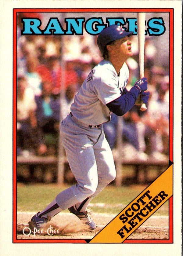 1988 O-Pee-Chee Scott Fletcher #345