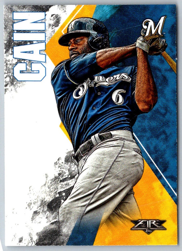 2017 Topps Fire Lorenzo Cain #30