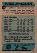 1986 Topps Paul MacLean
