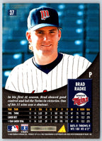 1996 Pinnacle Brad Radke #37