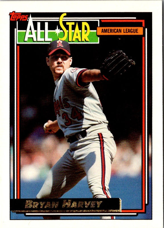 1992 Topps Bryan Harvey #407