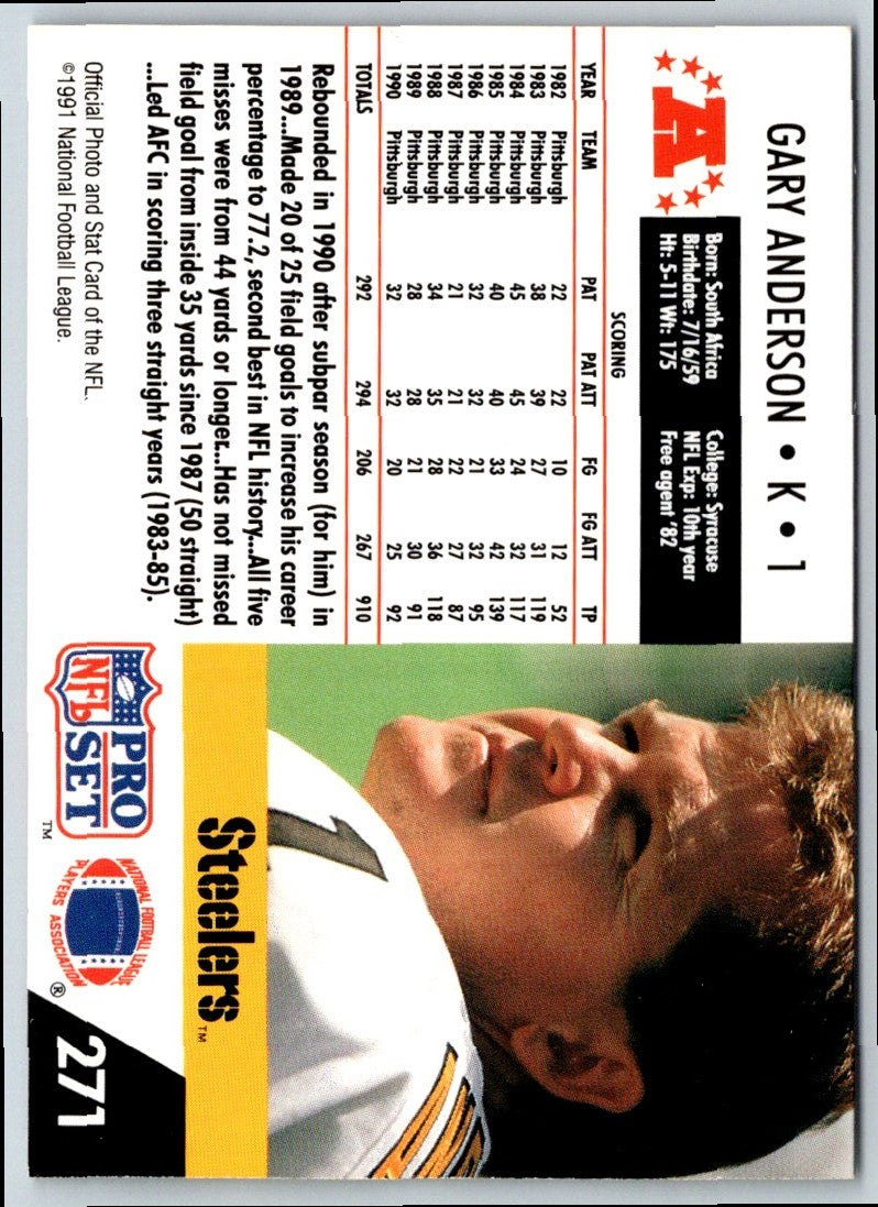 1991 Pro Set Gary Anderson