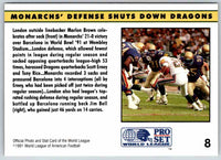 1991 Proset World League Marlon Brown #8
