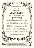 2016 Topps Gypsy Queen Manny Machado #128