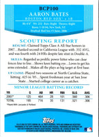 2008 Bowman Chrome Prospects Aaron Bates #BCP100
