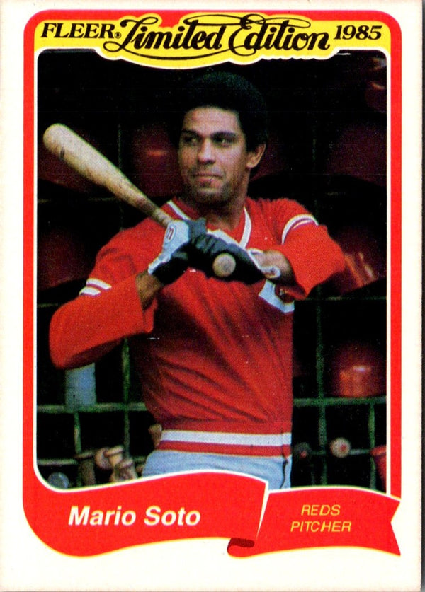 1985 Fleer Limited Edition Mario Soto #36