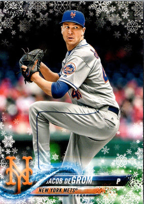 2018 Topps Holiday Jacob deGrom #HMW8