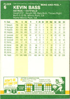 1987 Fleer Star Stickers Kevin Bass #6