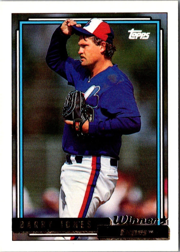 1992 Topps Barry Jones #361