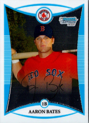 2008 Bowman Chrome Prospects Aaron Bates #BCP100